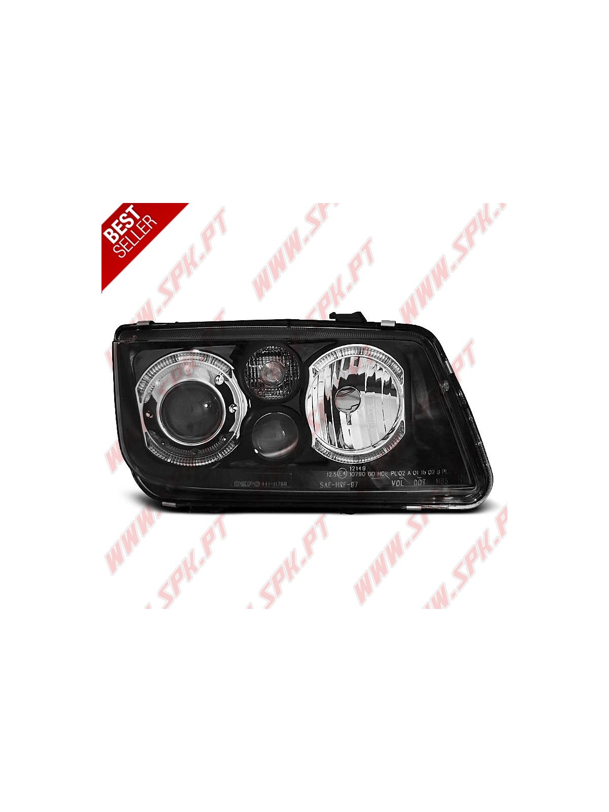 Faróis Angel Eyes II / Black - VW Bora (1998-2005) Faróis Angel Eyes II / Black - VW Bora (1998-2005)