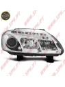 Faróis LED Daylight / Chrome - VW Caddy / Touran (2003-2006) Faróis LED Daylight / Chrome - VW Caddy / Touran (2003-2006)