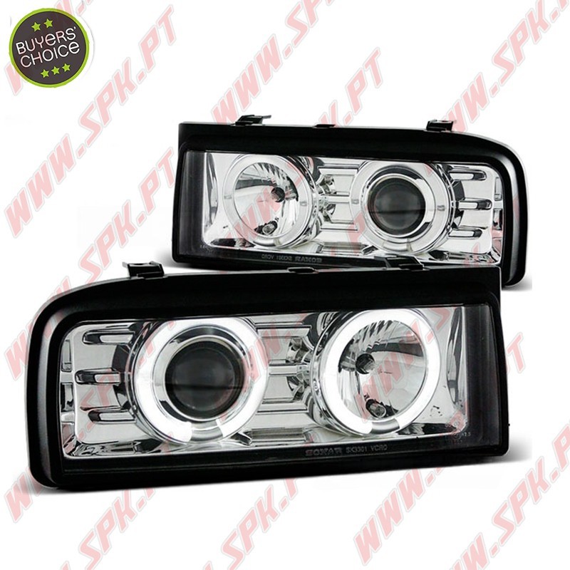 Faróis Angel Eyes / Chrome - VW Corrado (1988-1995)