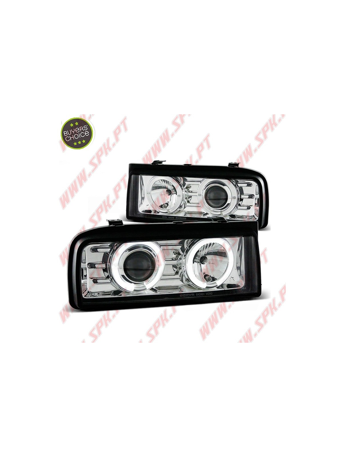 Faróis Angel Eyes / Chrome - VW Corrado (1988-1995)