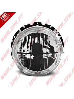 Faróis Angel Eyes / Cross Chrome - VW Golf 1 (1974-1983)