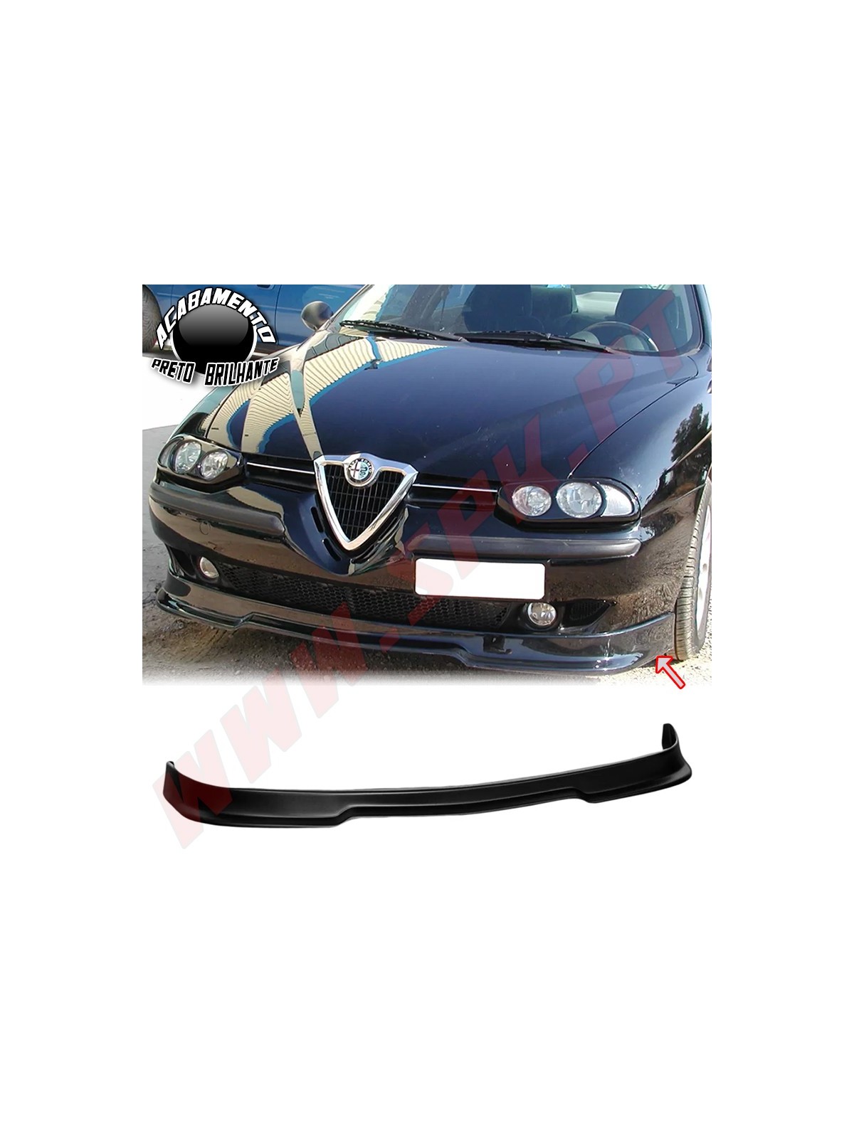 Spoiler Frontal Look GT - Alfa Romeo 156 (1997-2007)