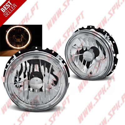 Faróis Angel Eyes / Chrome - VW Golf 1 (1974-1983)