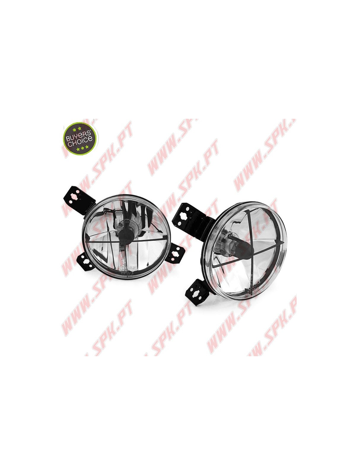 Faróis Interiores Cristal / Cross Chrome - VW Golf 1 (1974-1983)