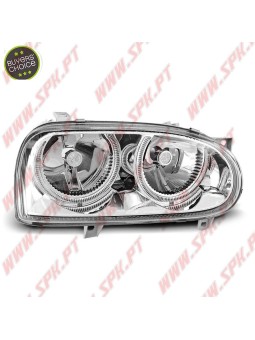 Faróis Angel Eyes / Chrome - VW Golf 3 (1991-1997)
