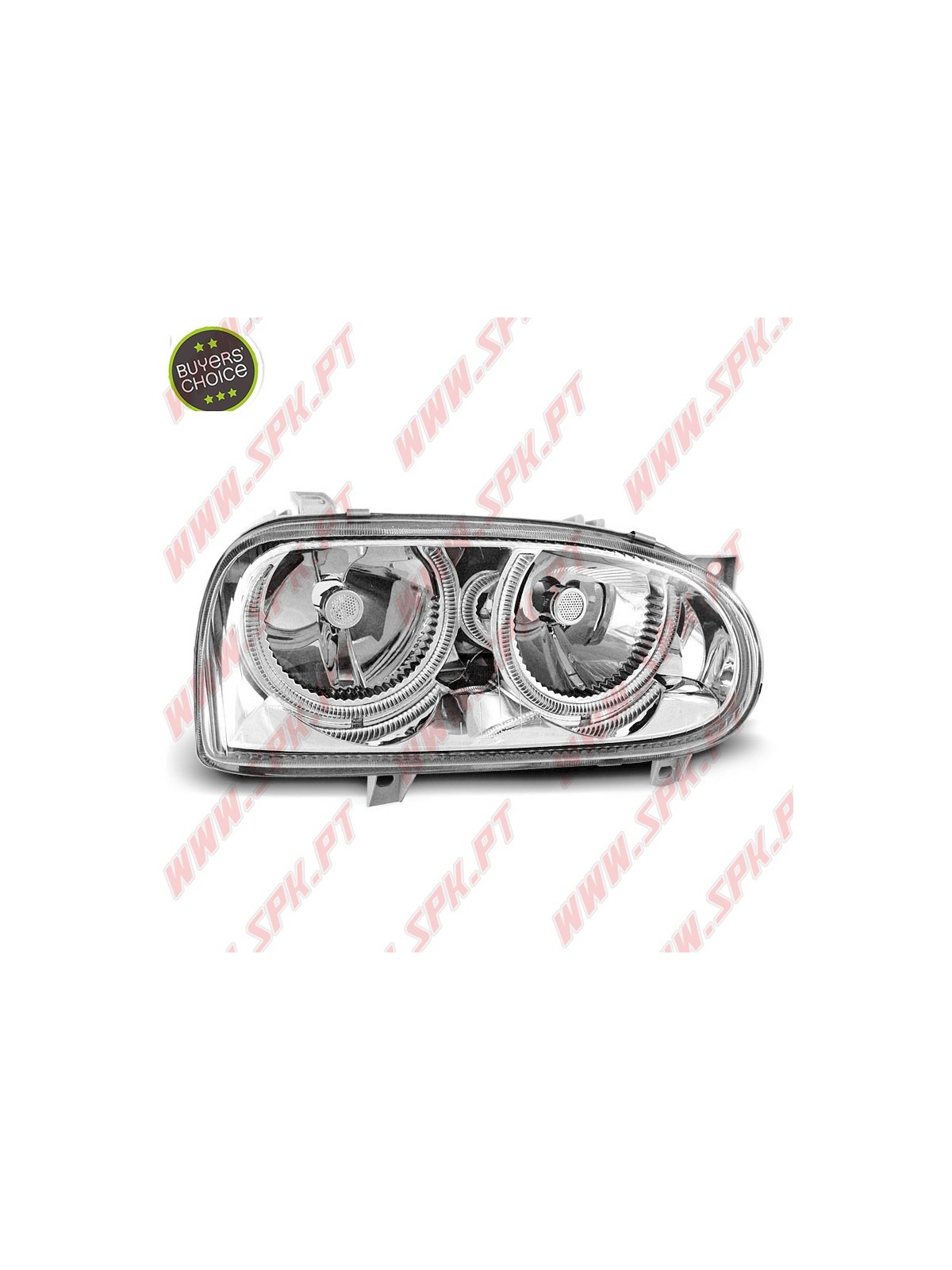 Faróis Angel Eyes / Chrome - VW Golf 3 (1991-1997) Faróis Angel Eyes / Chrome - VW Golf 3 (1991-1997)