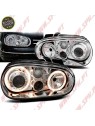 Faróis Angel Eyes / Chrome - VW Golf 4 (1997-2003)