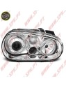 Faróis Angel Eyes / Chrome - VW Golf 4 (1997-2003)
