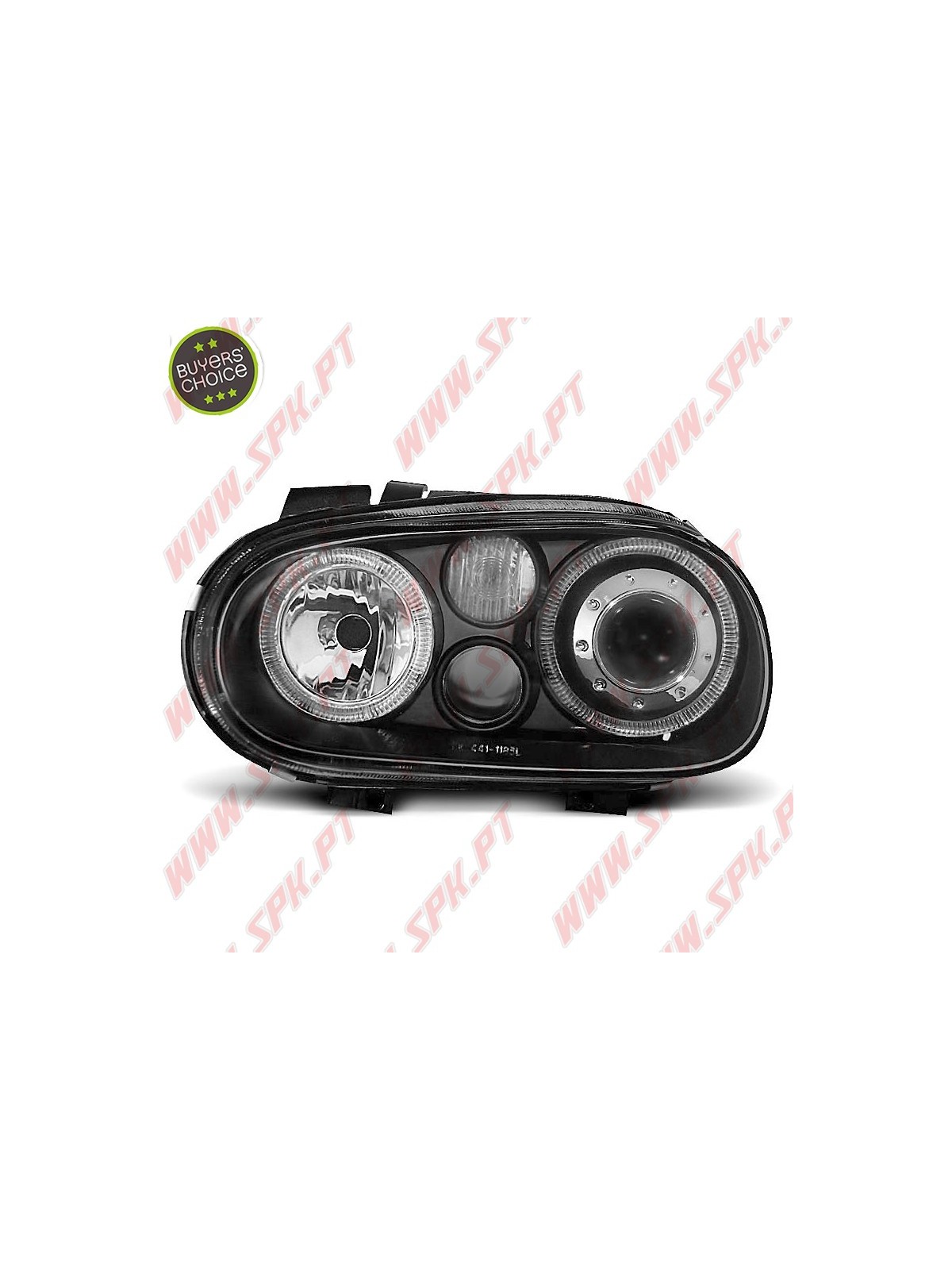 Faróis Angel Eyes / Black - VW Golf 4 (1997-2003)