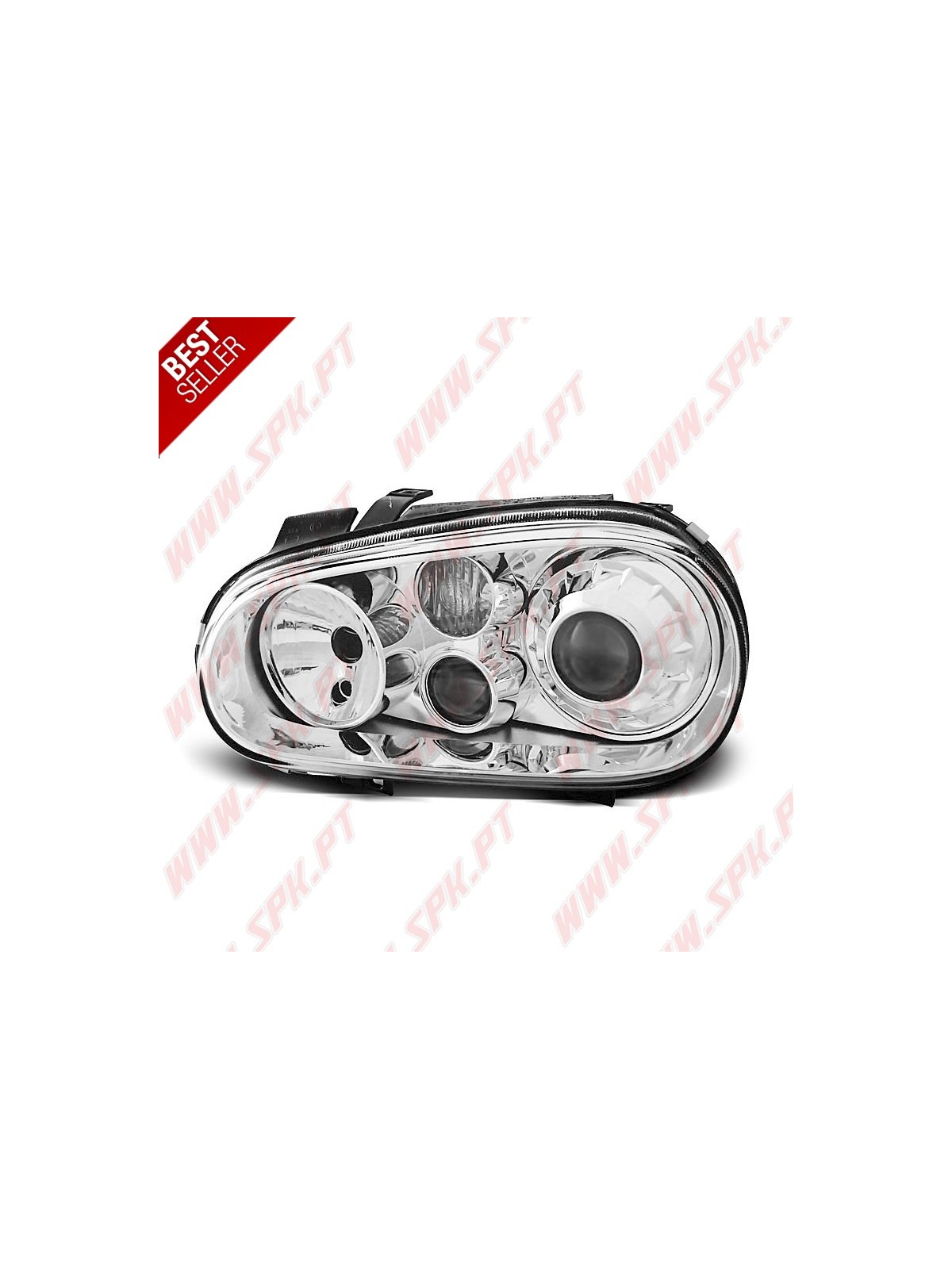 Faróis Cristal Look R32 Chrome - VW Golf 4 (1997-2003) Faróis Cristal Look R32 Chrome - VW Golf 4 (1997-2003)