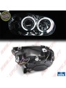 Faróis Angel Eyes CCFL / BLack - VW Golf 4 (1997-2003)