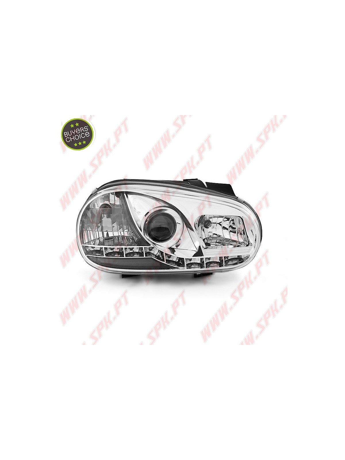 Faróis Daylight / Chrome - VW Golf 4 (1997-2003) Faróis Daylight / Chrome - VW Golf 4 (1997-2003)