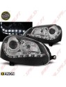 Faróis XENON Daylight / Black - VW Golf 5 (2003-2008)