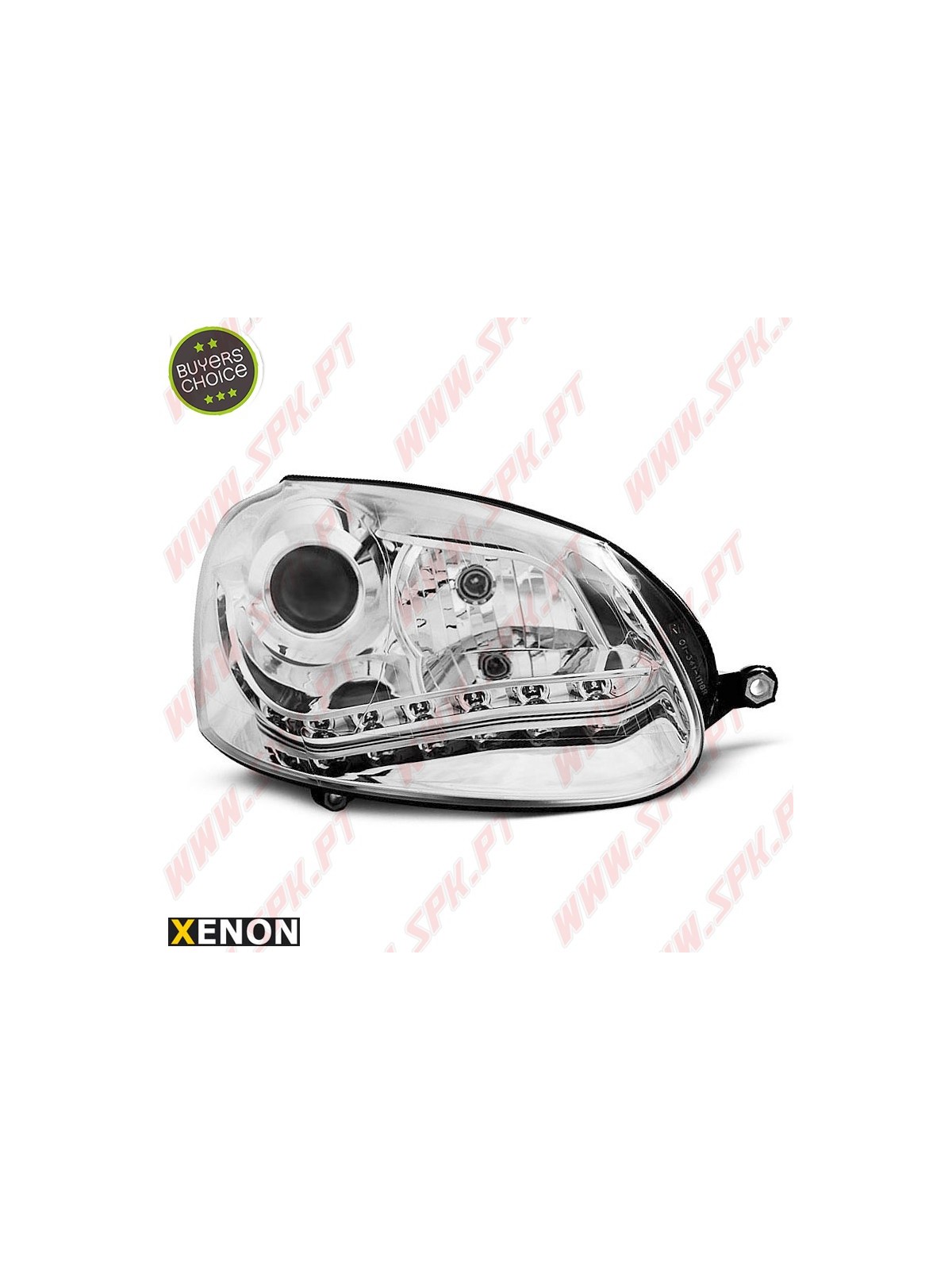 Faróis XENON Daylight / Chrome - VW Golf 5 (2003-2008)