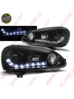 Faróis Daylight V.2 / Black - VW Golf 5 (2003-2008)
