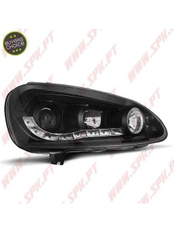 Faróis Daylight V.2 / Black - VW Golf 5 (2003-2008)