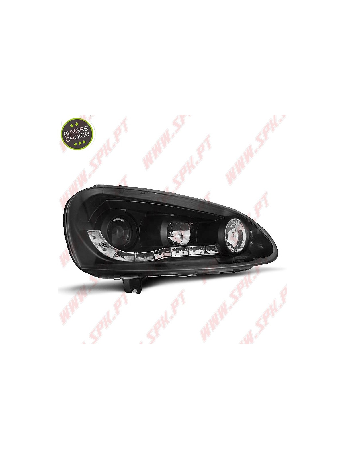 Faróis Daylight V.2 / Black - VW Golf 5 (2003-2008)