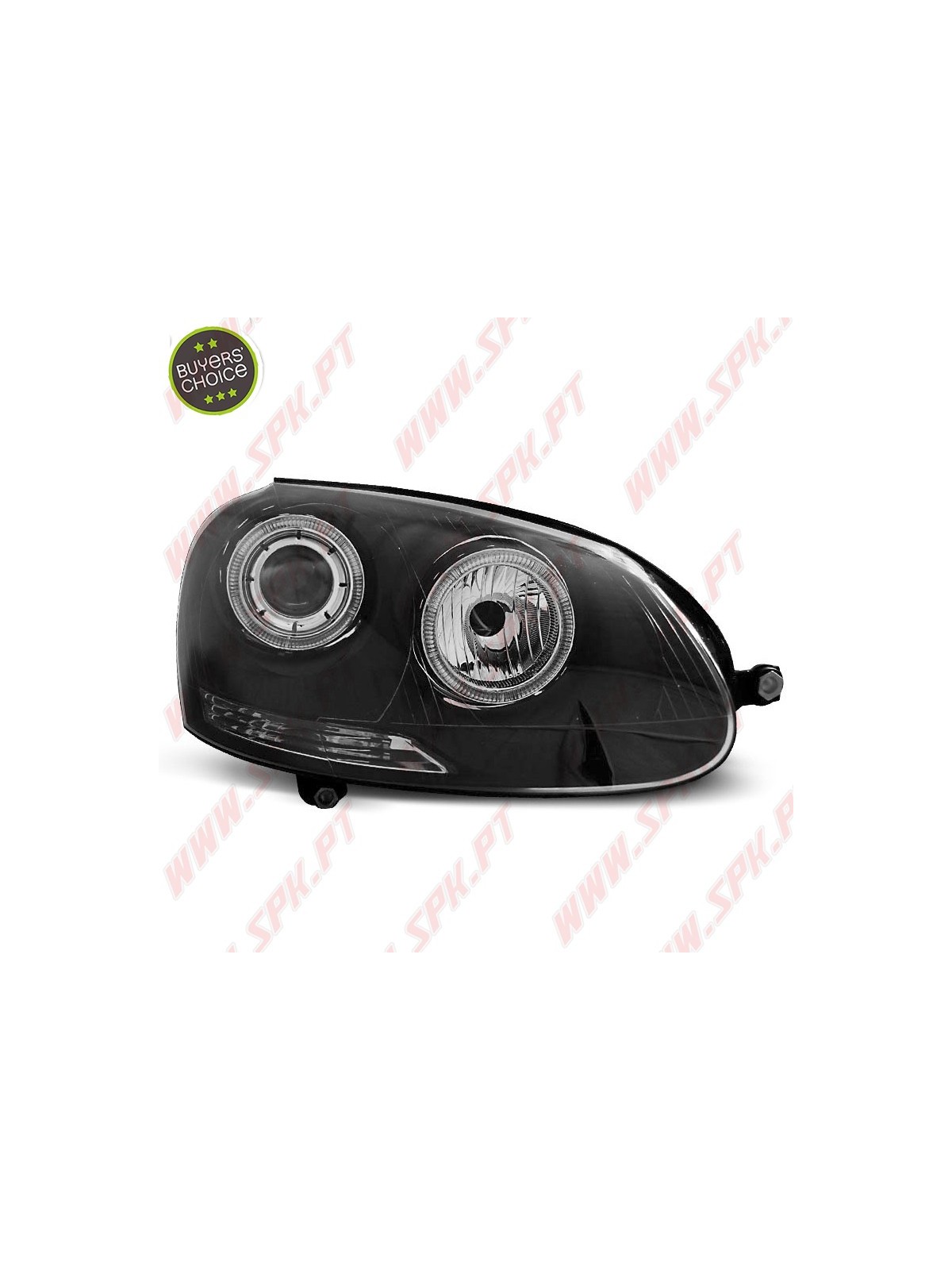 Faróis Angel Eyes / Black - VW Golf 5 (2003-2008) Faróis Angel Eyes / Black - VW Golf 5 (2003-2008)
