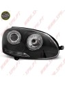 Faróis Angel Eyes / Black - VW Golf 5 (2003-2008) Faróis Angel Eyes / Black - VW Golf 5 (2003-2008)