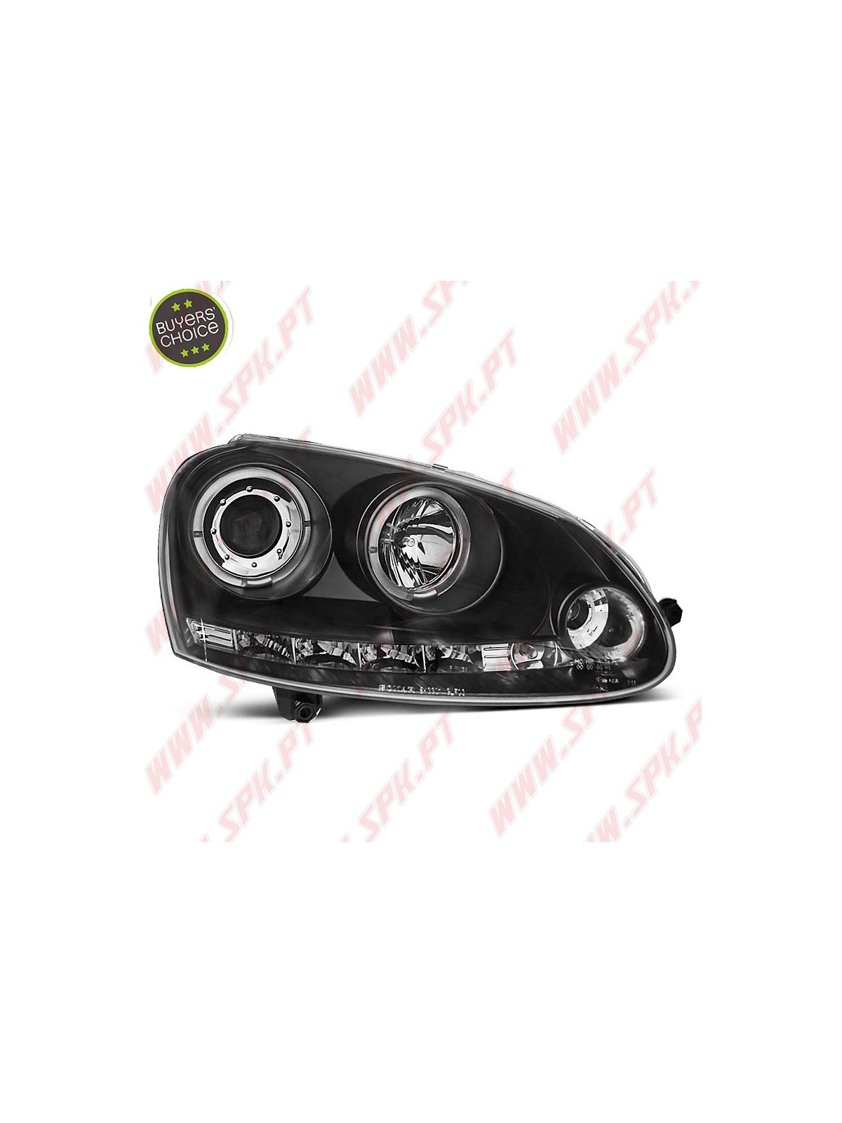 Faróis Angel Eyes V.2 / Black - VW Golf 5 (2003-2008) Faróis Angel Eyes V.2 / Black - VW Golf 5 (2003-2008)