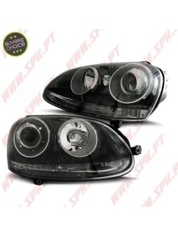 Faróis Look GTI / Black - VW Golf 5 (2003-2008)