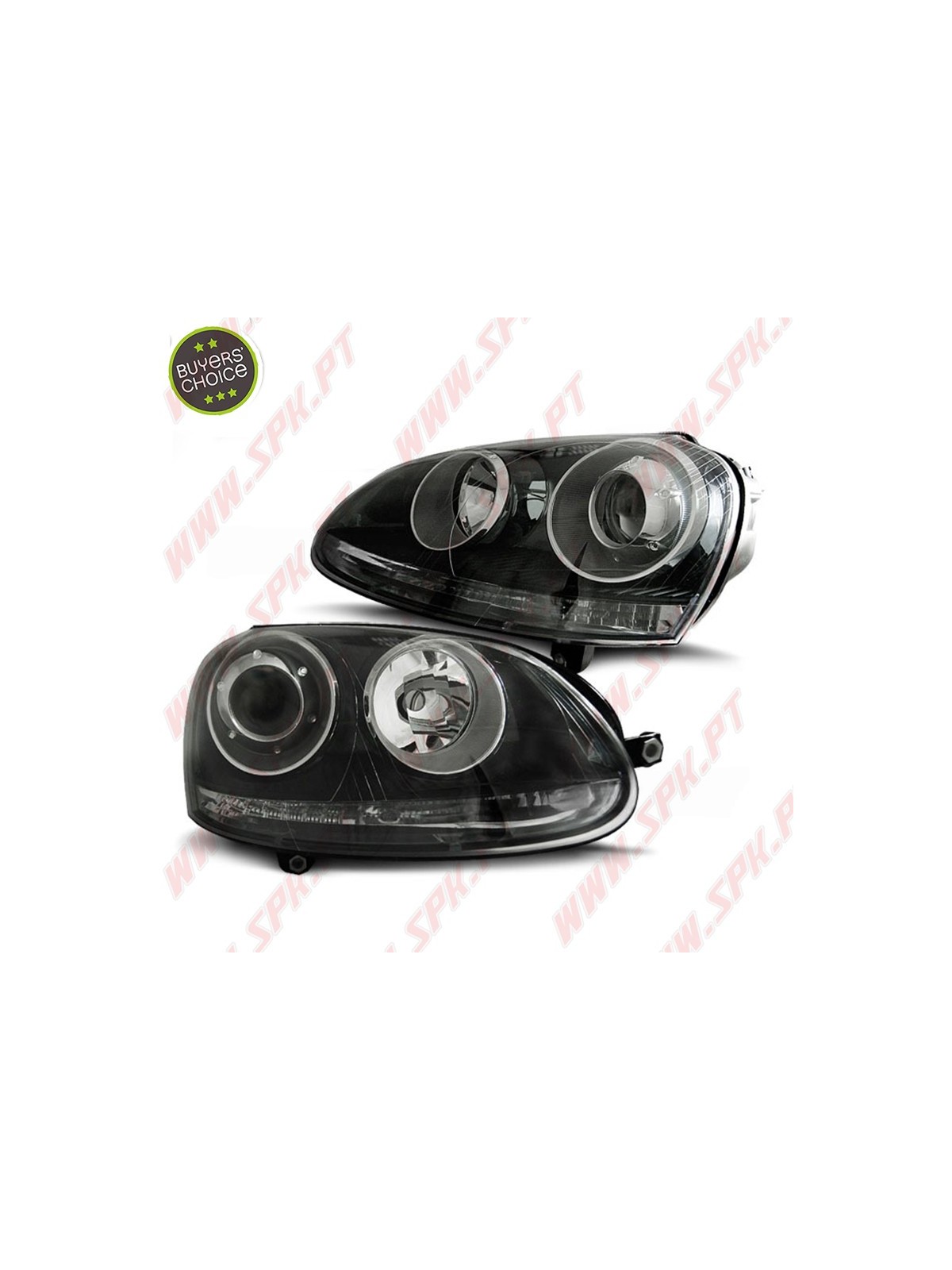 Faróis Look GTI / Black - VW Golf 5 (2003-2008)