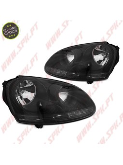 Faróis Look OEM / Black - VW Golf 5 (2003-2008)