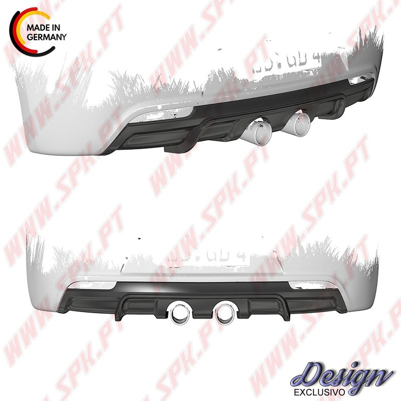 Difusor Traseiro - VW Golf 6 R (2009-2012) Difusor Traseiro - VW Golf 6 R (2009-2012)