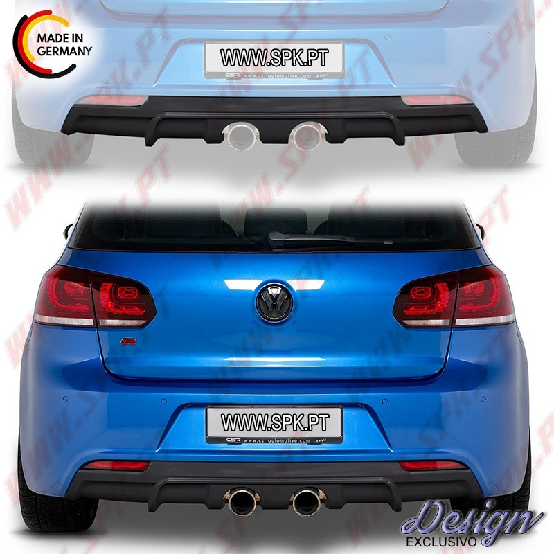 Difusor Traseiro - VW Golf 6 R (2009-2012) Difusor Traseiro - VW Golf 6 R (2009-2012)