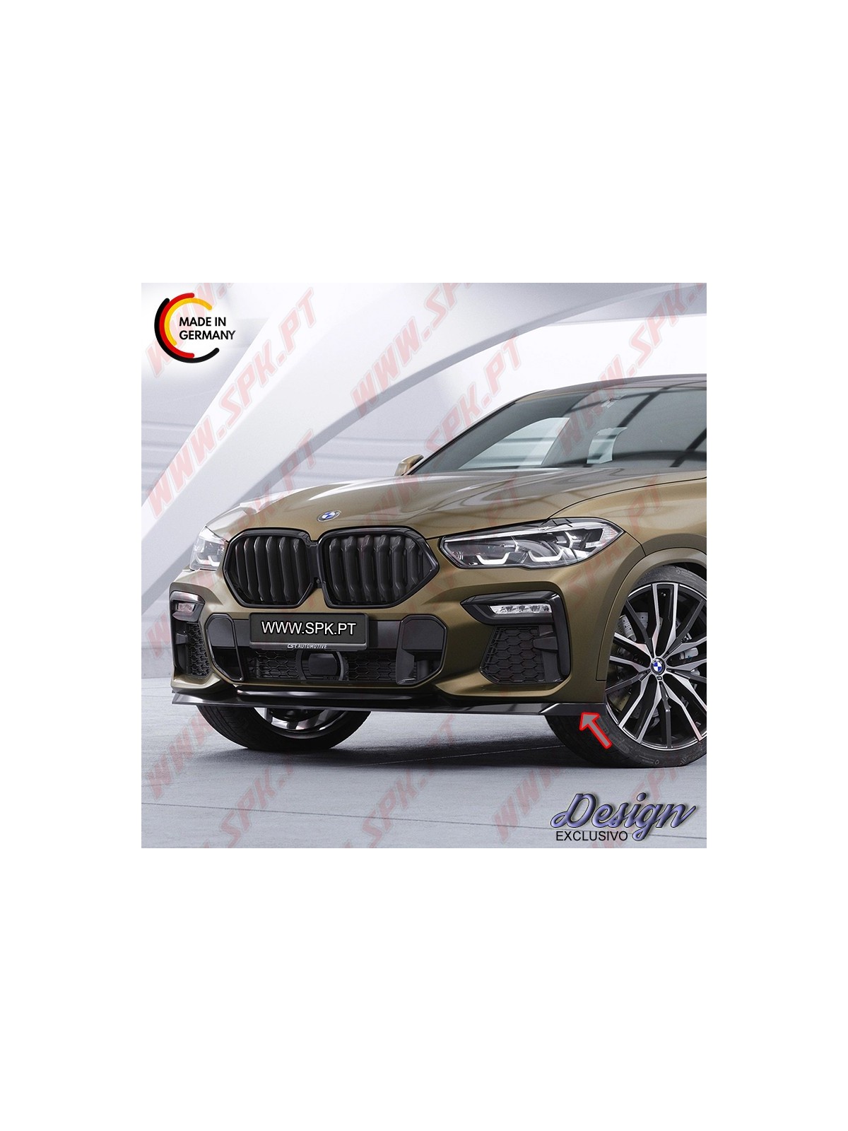 Lip Spoiler Frontal - BMW X6 G06 M / M50i (2019-2023) Lip Spoiler Frontal - BMW X6 G06 M / M50i (2019-2023)