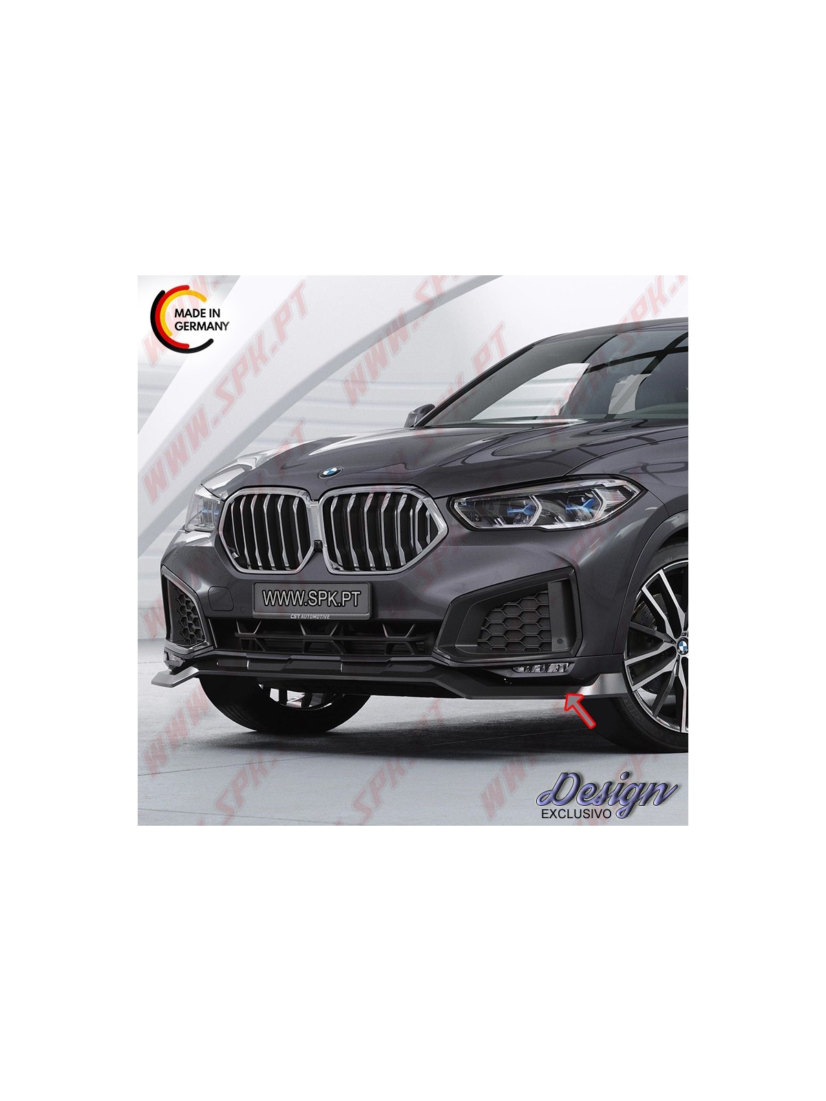 Lip Spoiler Frontal - BMW X6 G06 "Standard" (2019-2023) Lip Spoiler Frontal - BMW X6 G06 "Standard" (2019-2023)