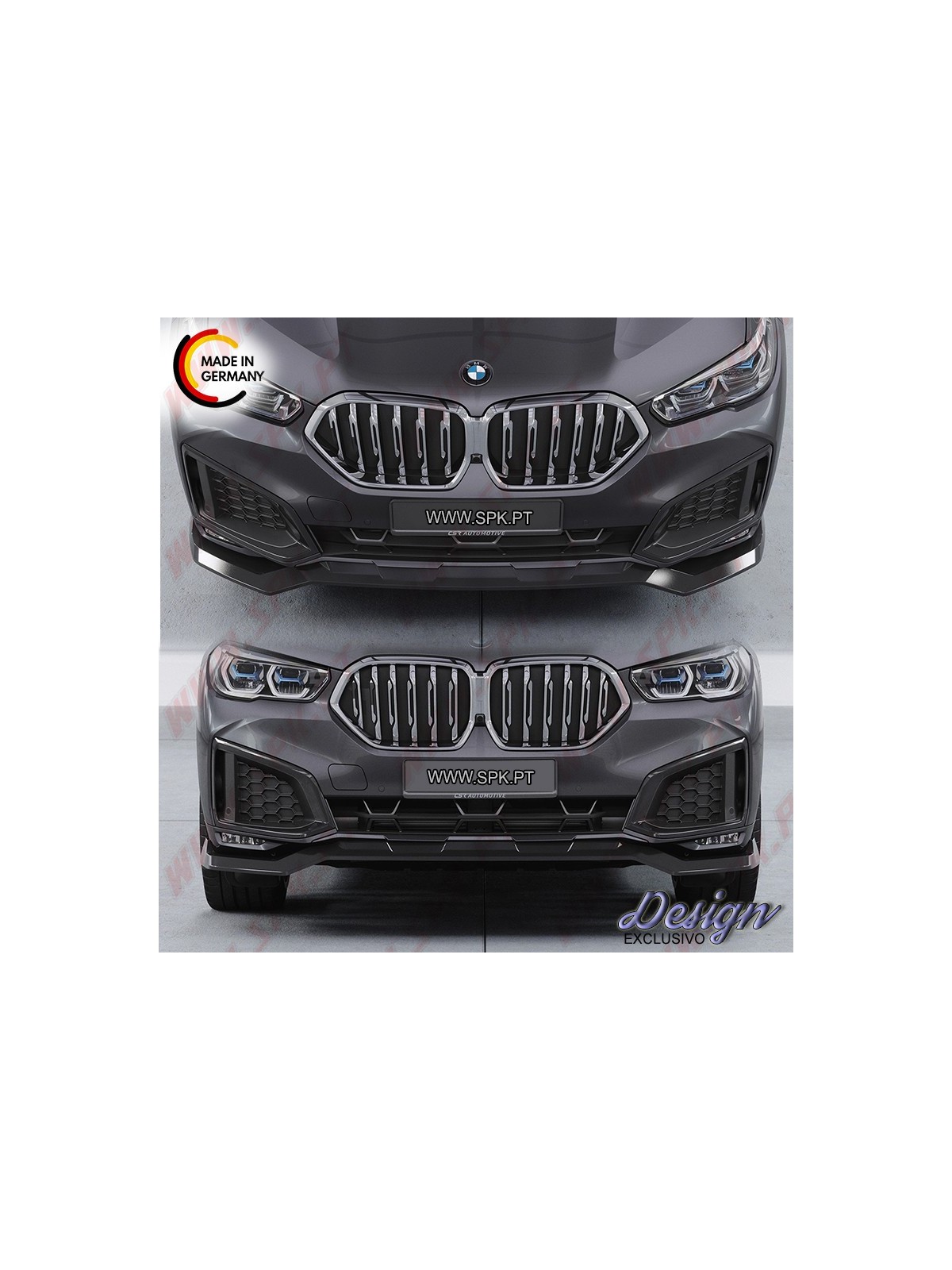 Lip Spoiler Frontal - BMW X6 G06 "Standard" (2019-2023) Lip Spoiler Frontal - BMW X6 G06 "Standard" (2019-2023)
