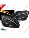 Faróis DayLight / Black - Mercedes W205 (2014-2018) Faróis DayLight / Black - Mercedes W205 (2014-2018)