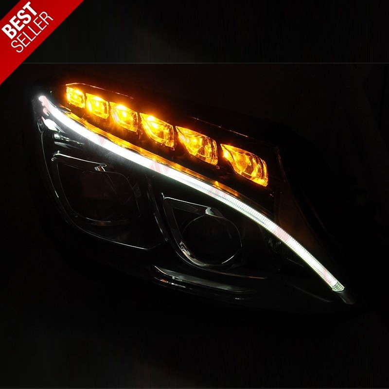 Faróis DayLight / Black - Mercedes W205 (2014-2018) Faróis DayLight / Black - Mercedes W205 (2014-2018)