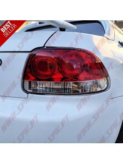 Farolins Cristal Red+Clear - Honda Del Sol (1992-1998)