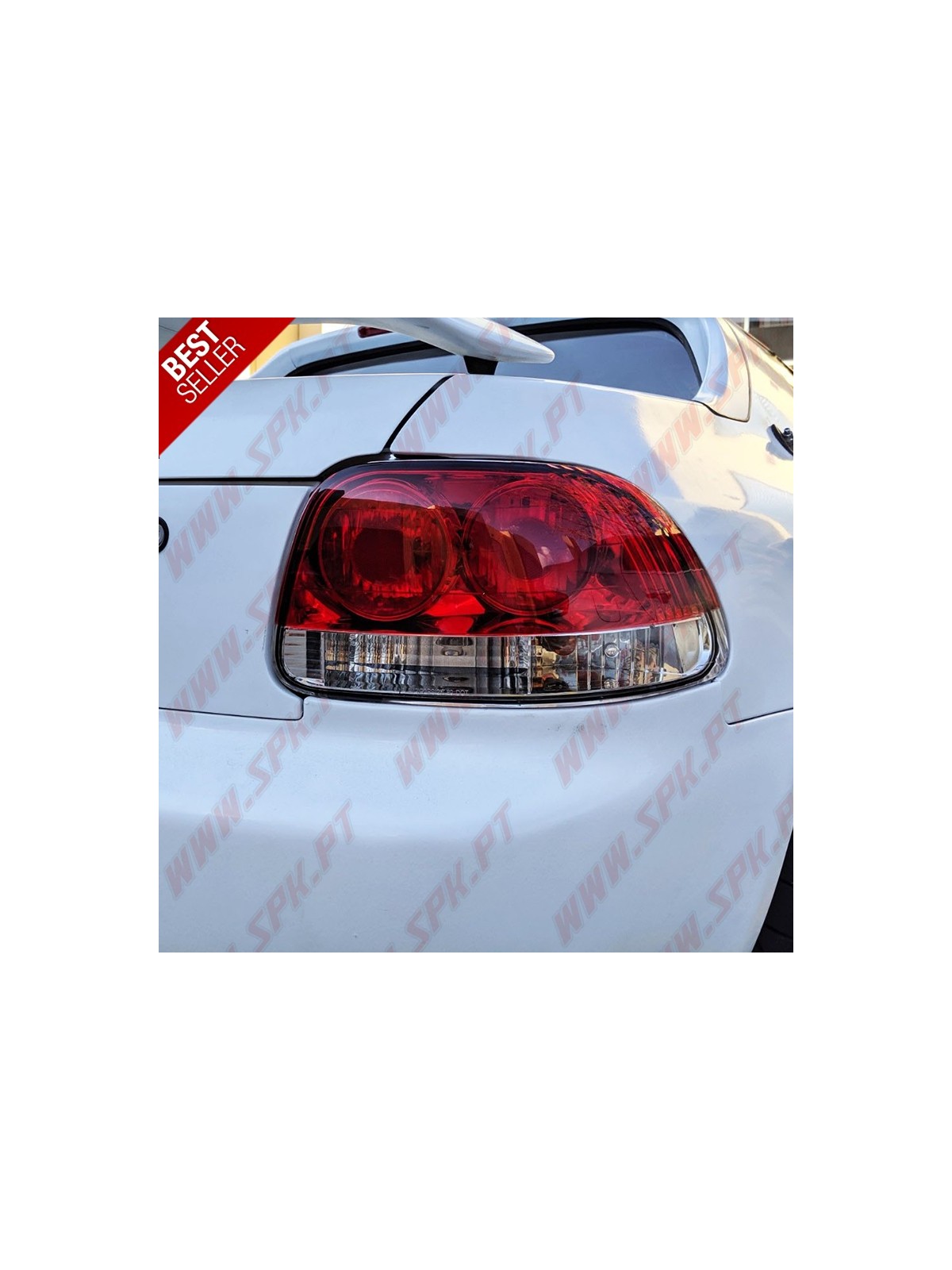 Farolins Cristal Red+Clear - Honda Del Sol (1992-1998)