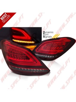Farolins LED-BAR Red+Clear - Mercedes W205 (2014-2018)