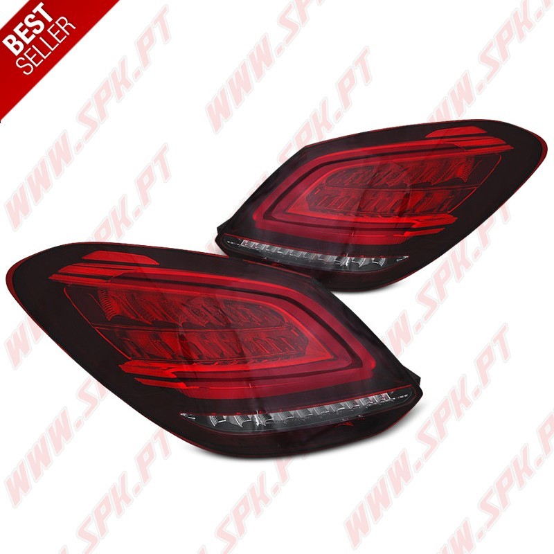 Farolins LED-BAR Red+Clear - Mercedes W205 (2014-2018) Farolins LED-BAR Red+Clear - Mercedes W205 (2014-2018)