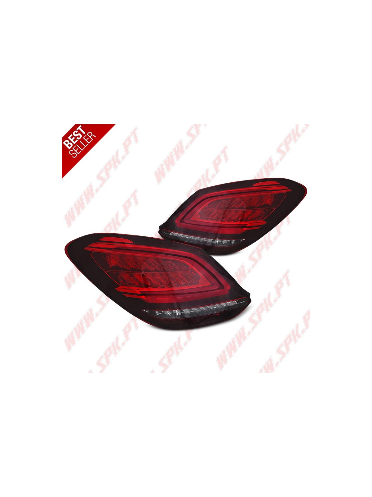 Farolins LED-BAR Red+Clear - Mercedes W205 (2014-2018) Farolins LED-BAR Red+Clear - Mercedes W205 (2014-2018)