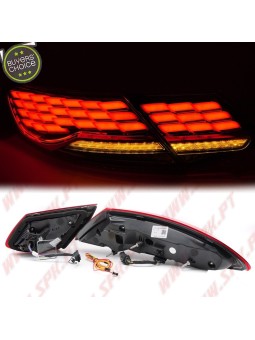 Farolins LED-BAR Red+Clear - Mercedes C205 Coupe / Cabrio (2014-2021)