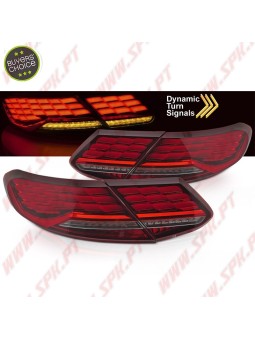 Farolins LED-BAR Red+Clear - Mercedes C205 Coupe / Cabrio (2014-2021)