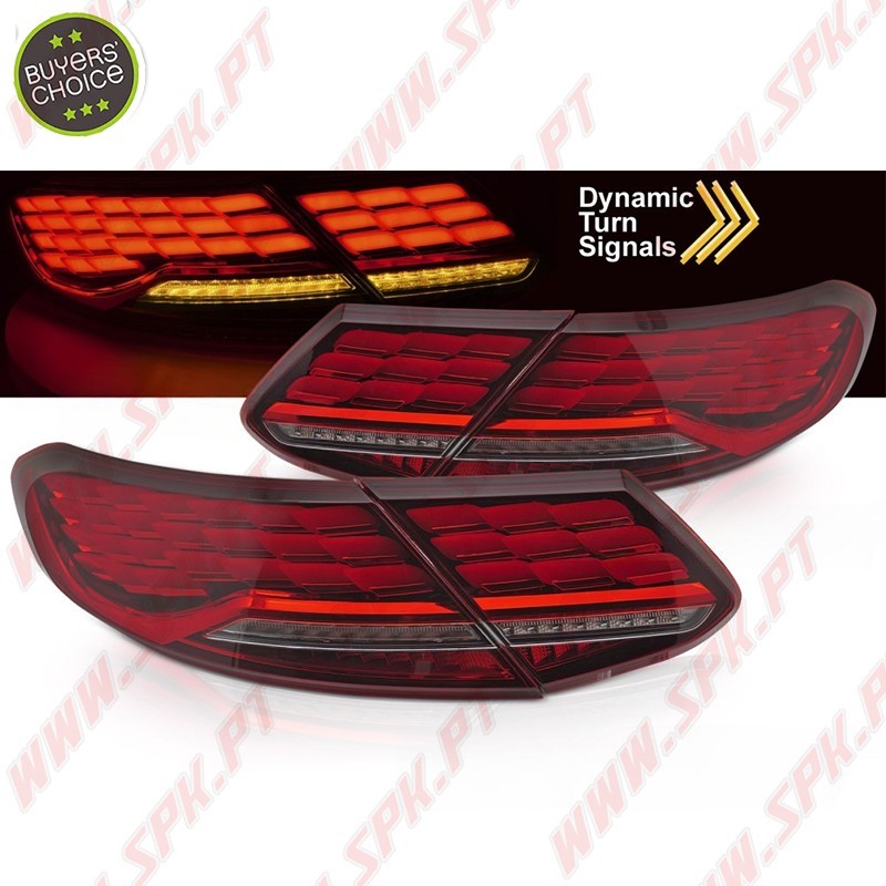 Farolins LED-BAR Red+Clear - Mercedes C205 Coupe / Cabrio (2014-2021) Farolins LED-BAR Red+Clear - Mercedes C205 Coupe / Cabrio (2014-2021)