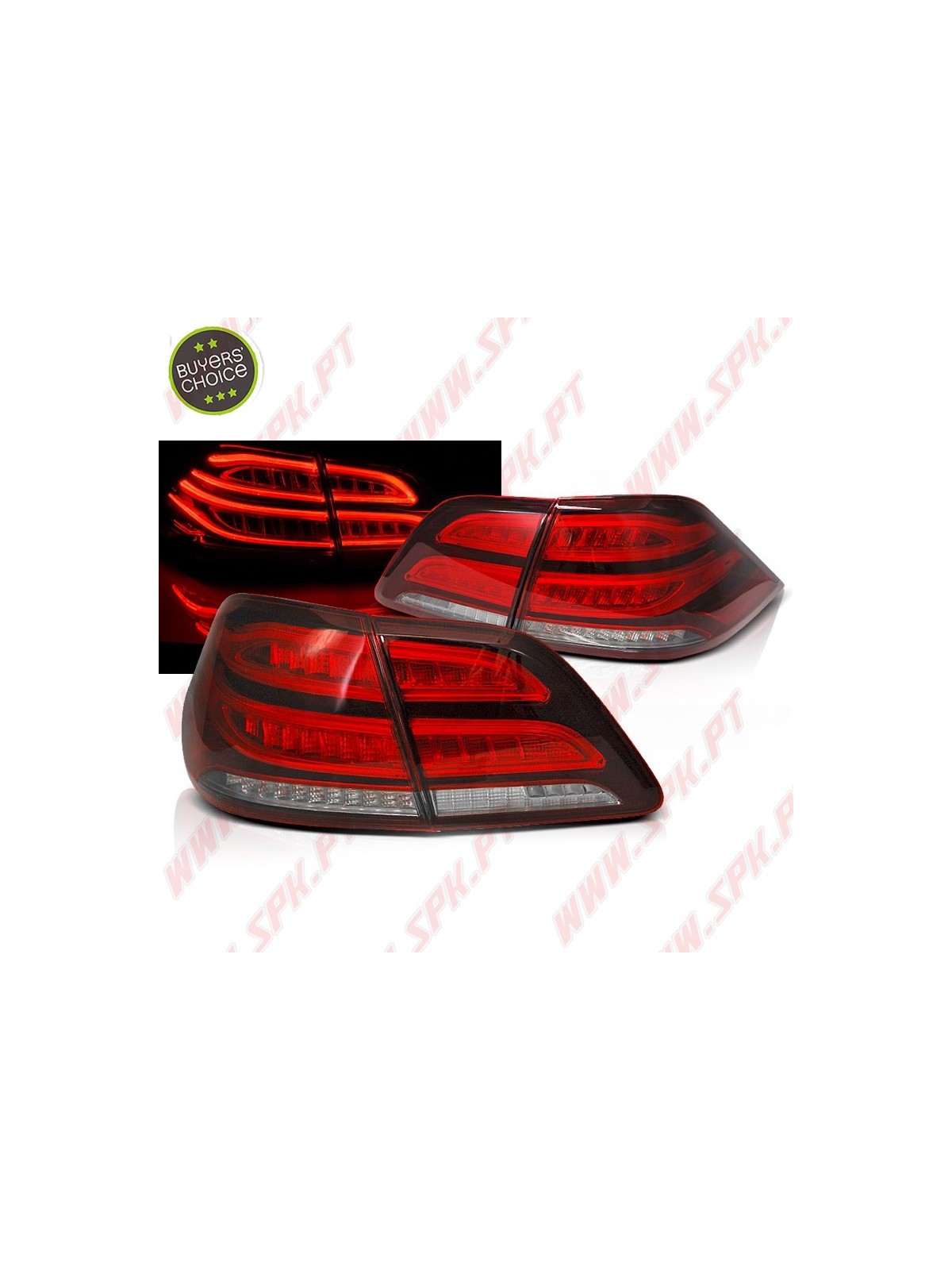 Farolins LED Red+Clear - Mercedes ML W166 (2011-2015)