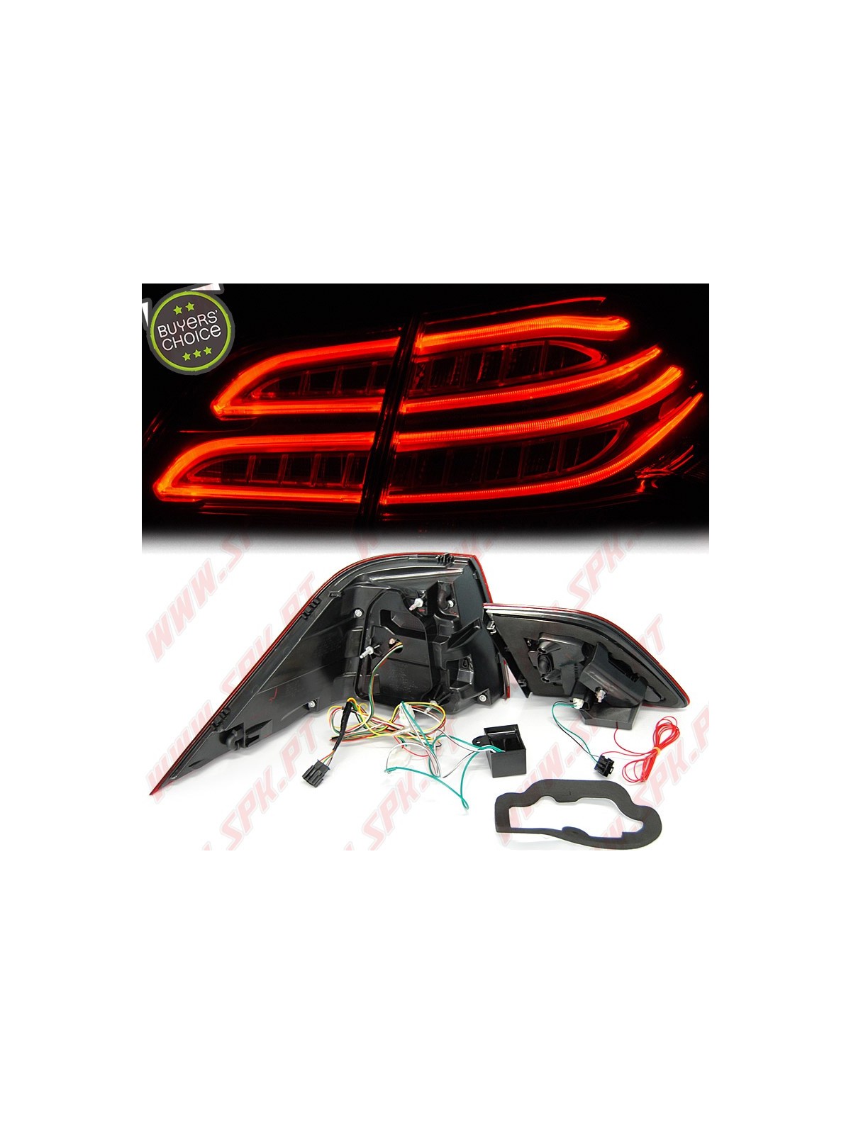 Farolins LED Red+Clear - Mercedes ML W166 (2011-2015)