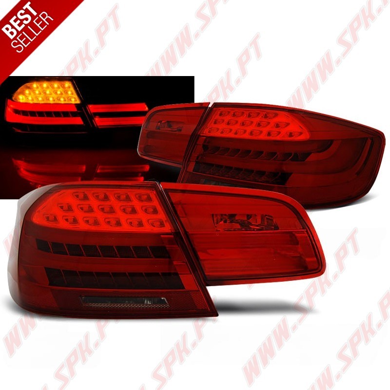Farolins LED Look LCI Red Smoke - BMW E92 Coupe (2006-2010) Farolins LED Look LCI Red Smoke - BMW E92 Coupe (2006-2010)