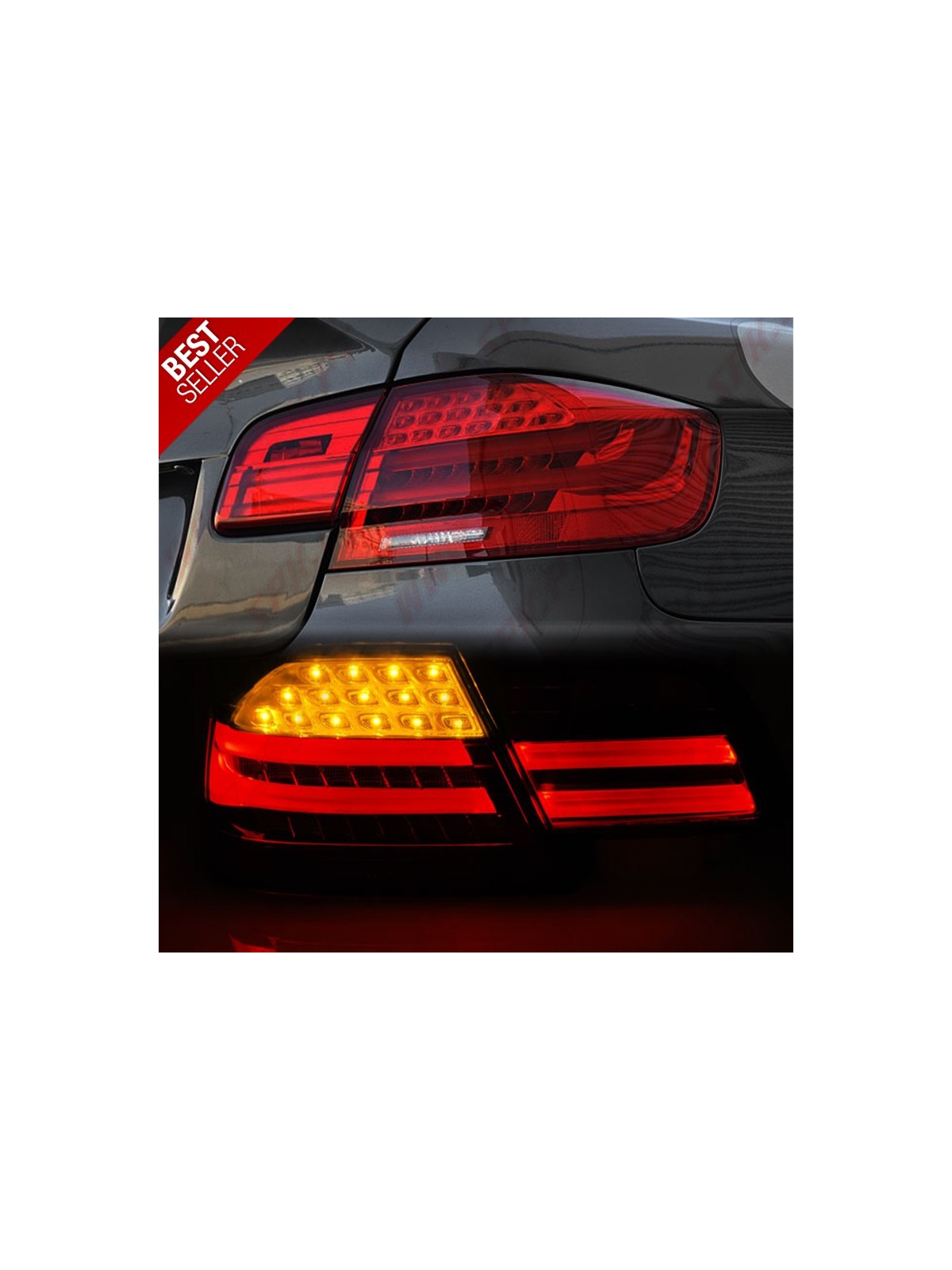 Farolins LED Look LCI Red Smoke - BMW E92 Coupe (2006-2010) Farolins LED Look LCI Red Smoke - BMW E92 Coupe (2006-2010)