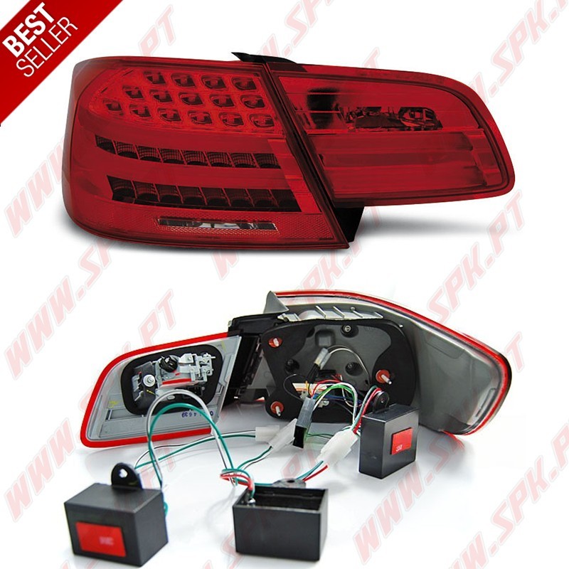 Farolins LED Look LCI Red - BMW E92 Coupe (2006-2010) Farolins LED Look LCI Red - BMW E92 Coupe (2006-2010)