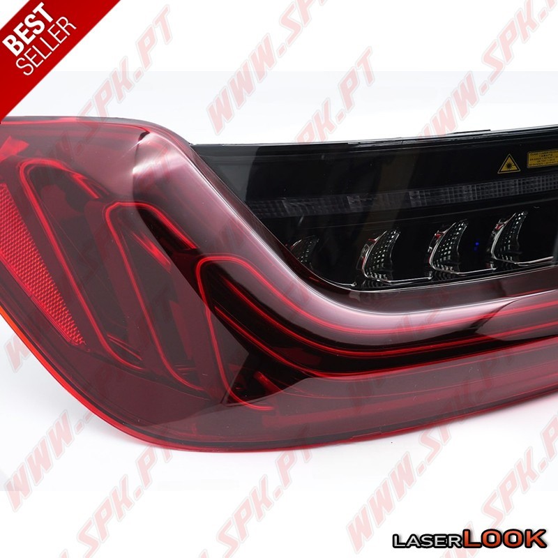 Farolins LED Look LASER Red+Smoke - BMW G20 Sedan (2019-2022) Farolins LED Look LASER Red+Smoke - BMW G20 Sedan (2019-2022)