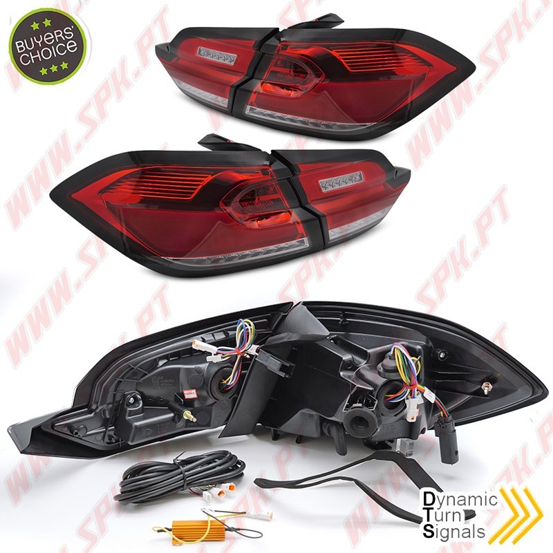 Farolins LED Dynamic Red+Clear - Ford Focus 4 (2017-2021) Farolins LED Dynamic Red+Clear - Ford Focus 4 (2017-2021)