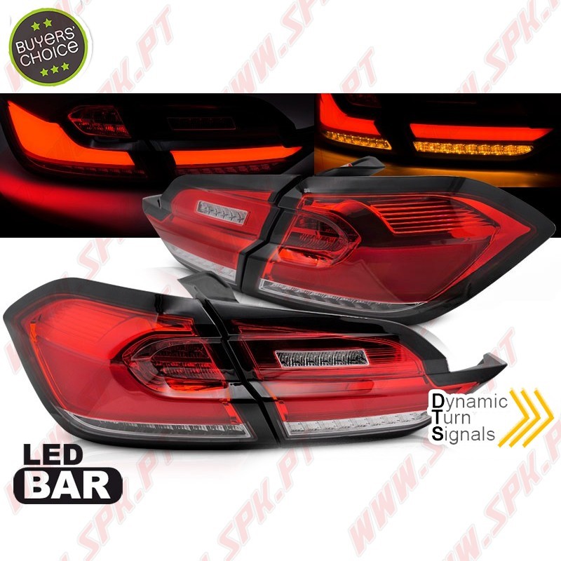 Farolins LED Dynamic Red+Clear - Ford Focus 4 (2017-2021) Farolins LED Dynamic Red+Clear - Ford Focus 4 (2017-2021)